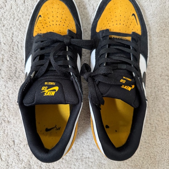 NIke SB Force 58 Men 9.5M Black/Yellow/White - Picture 3 of 9